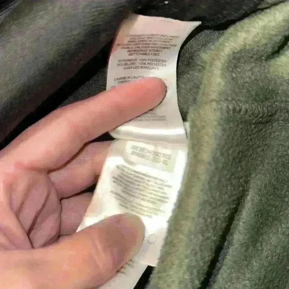 MENS COLUMBIA SPORTSWEAR COMPANY XL ZIP- UP FLEECE olive green - Picture 4 of 5